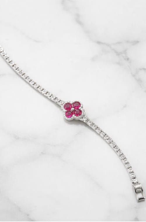 Pink Clover Bracelet