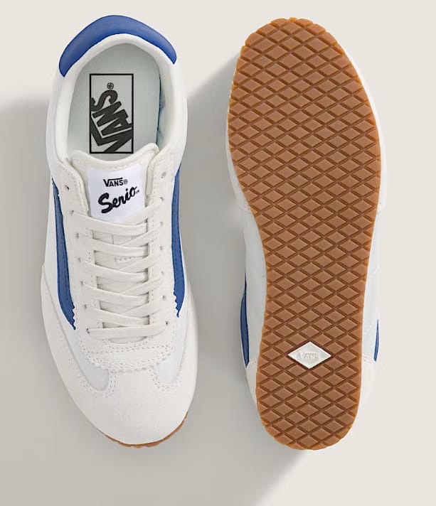 Vans Super Lowpro Shoe Marshmallow White True Blue