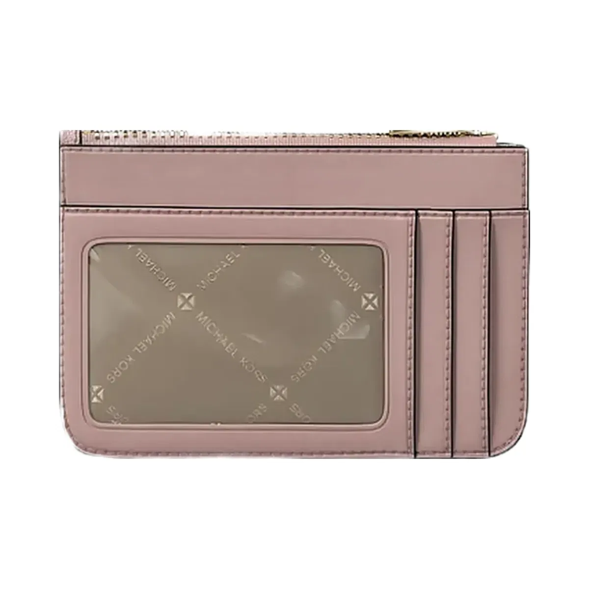 Michael Kors Jet Set Travel Small Signature Logo Coin Purse Pwd Blsh Mlt