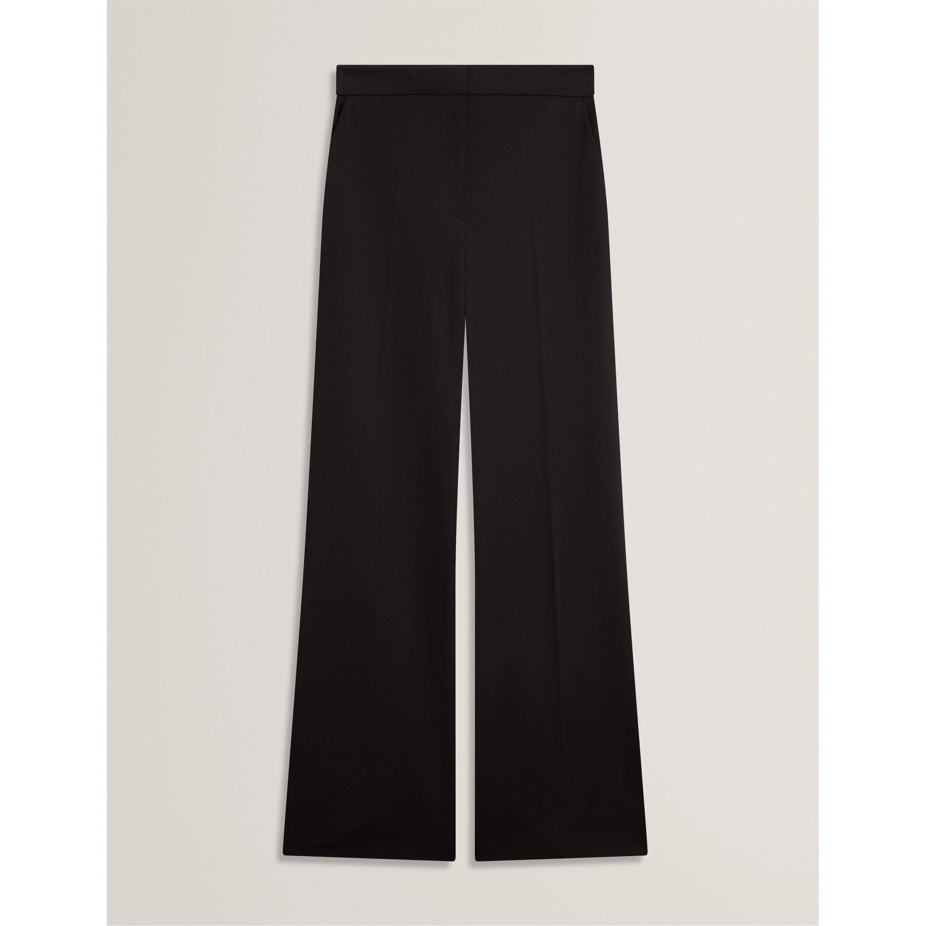 High-Waist Flared Trousers