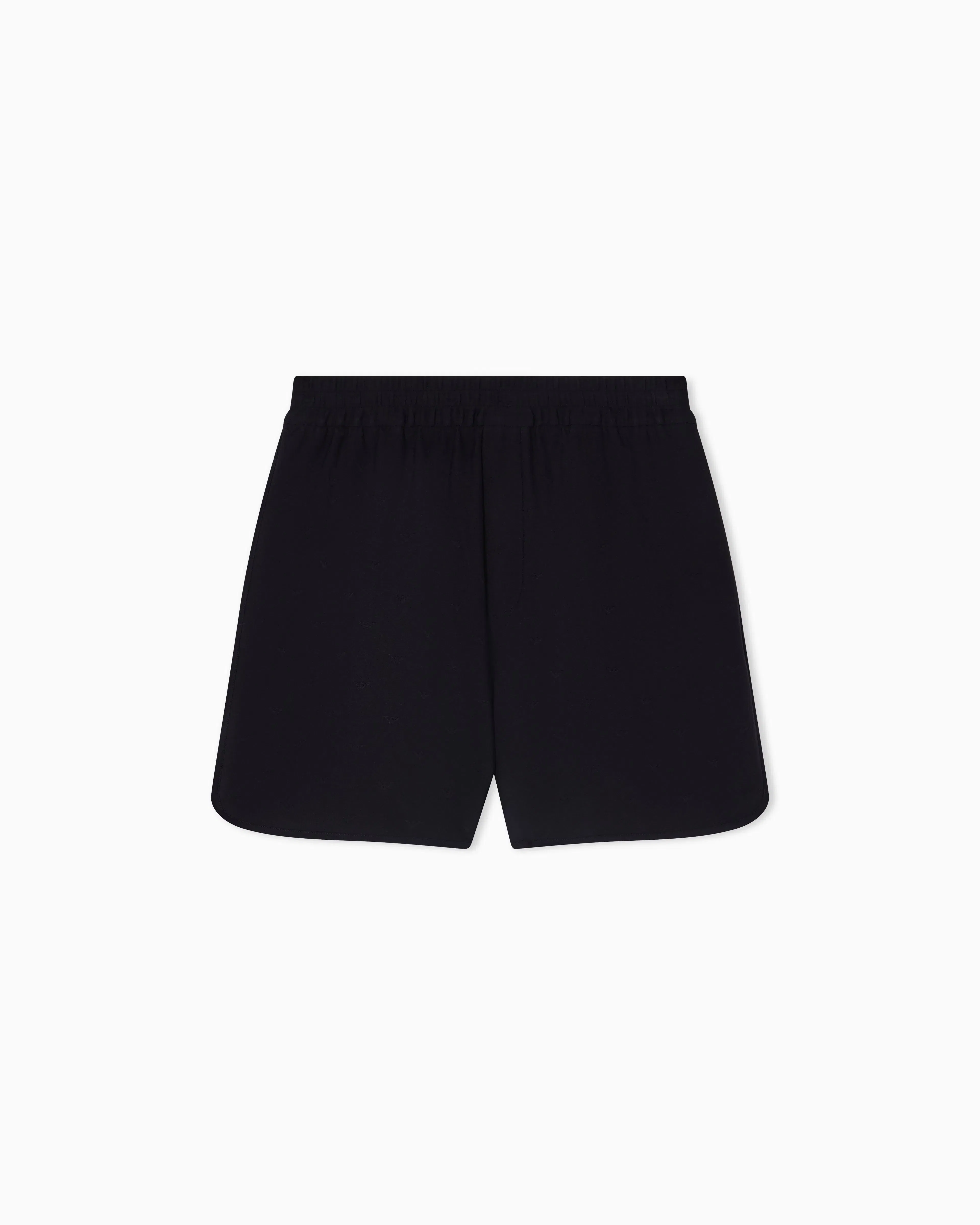 Emporio Armani Shorts in all-over micro eagle jacquard jersey