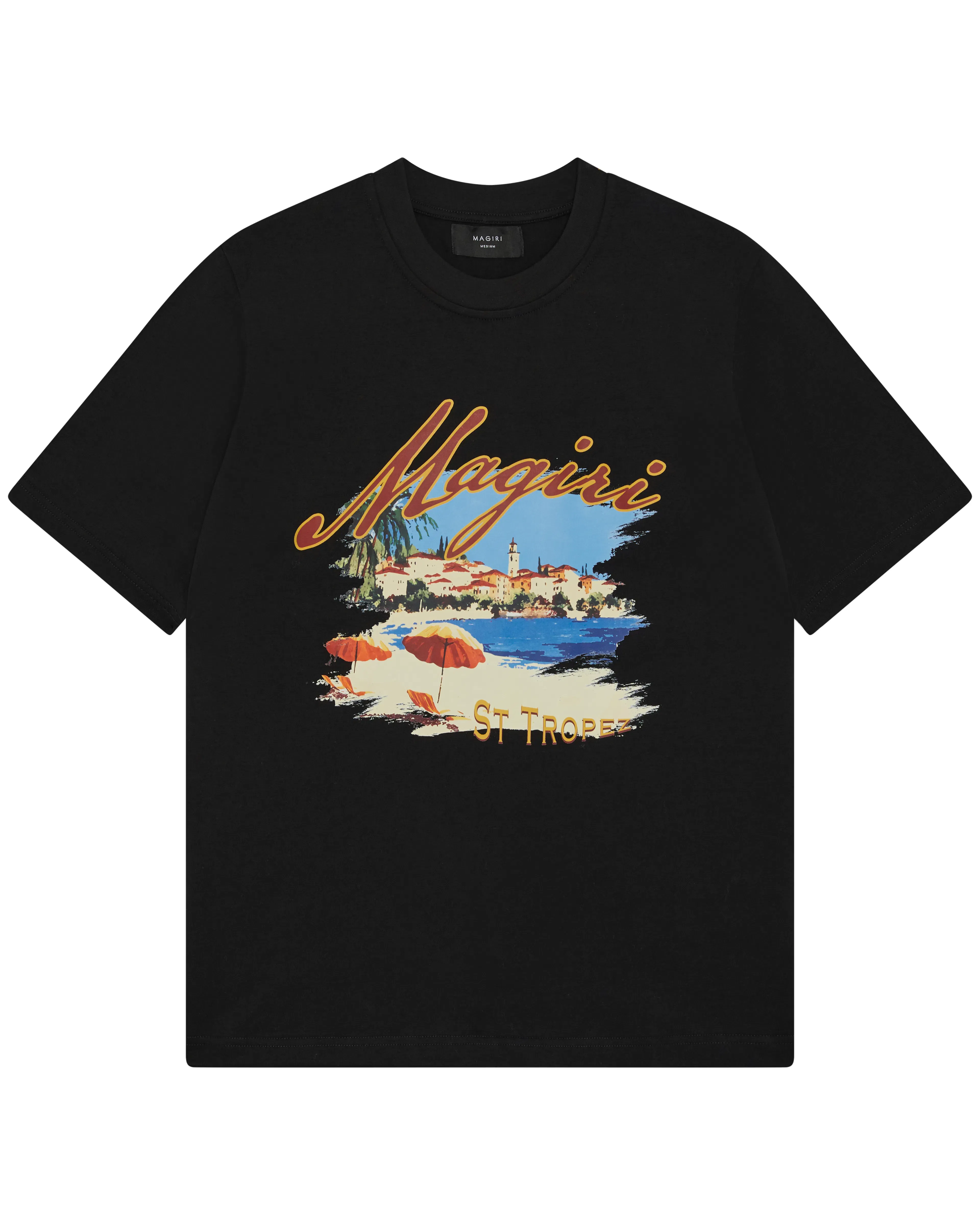 Magiri St. Tropez Printed T-Shirt in Black