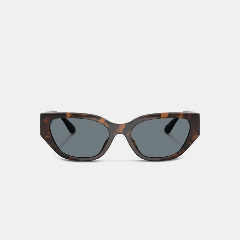Coach Geometric Cat Eye Sunglasses Dark Tortoise