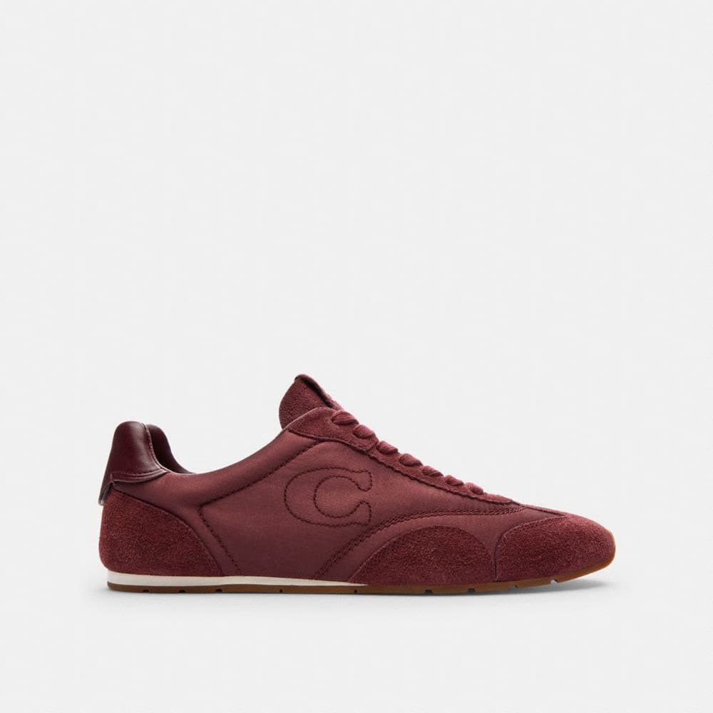 Women's Coach Flat Sneaker Merlot