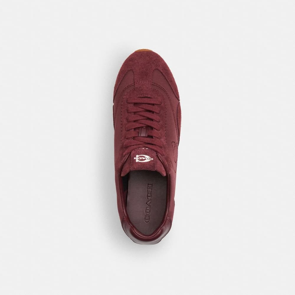 Women's Coach Flat Sneaker Merlot