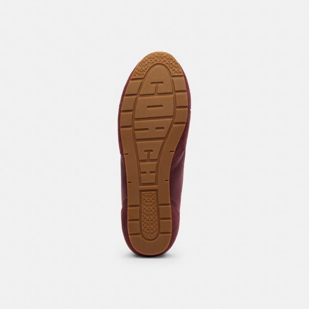 Women's Coach Flat Sneaker Merlot