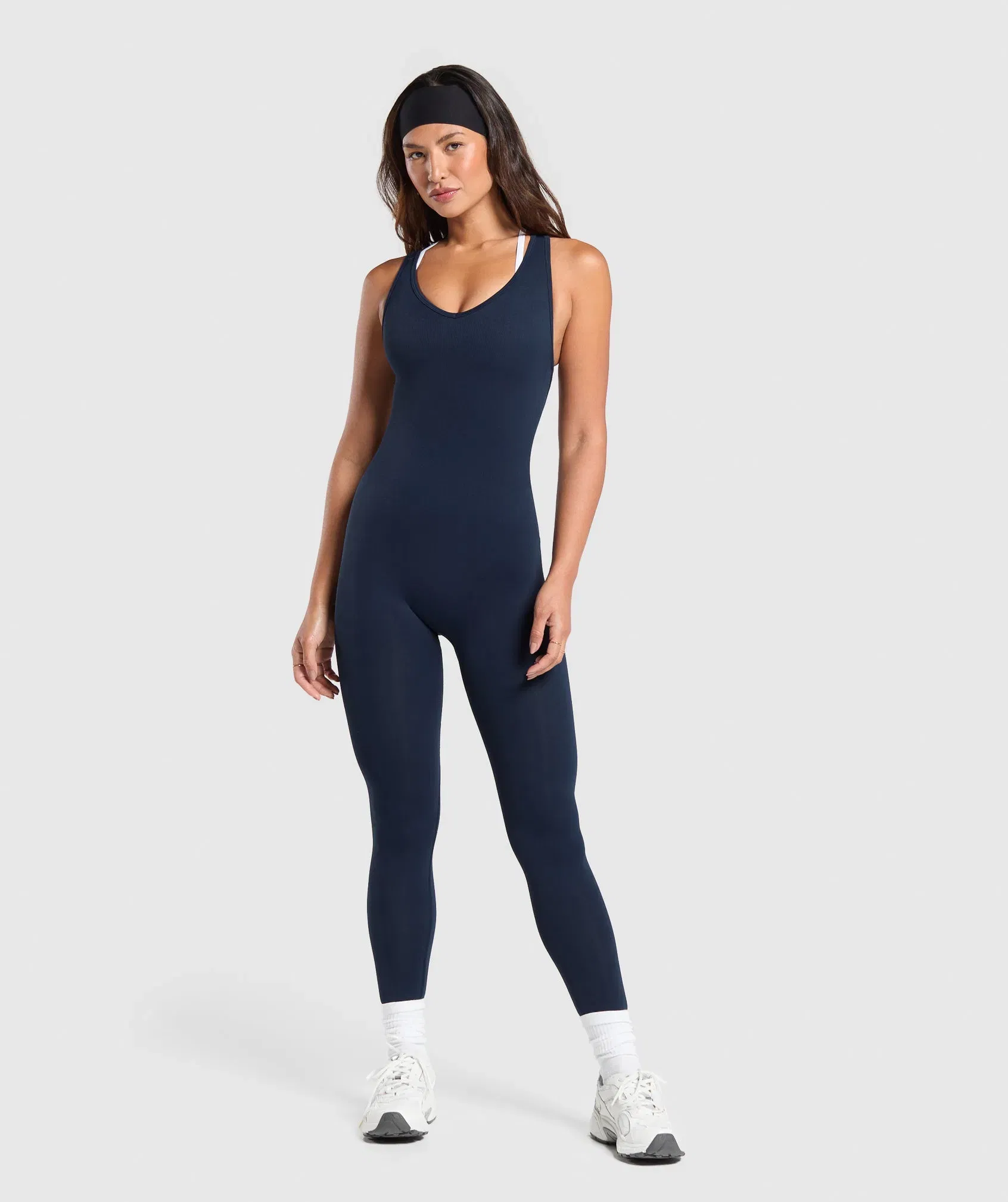 Women's Gymshark Everyday Seamless All In One Navy
