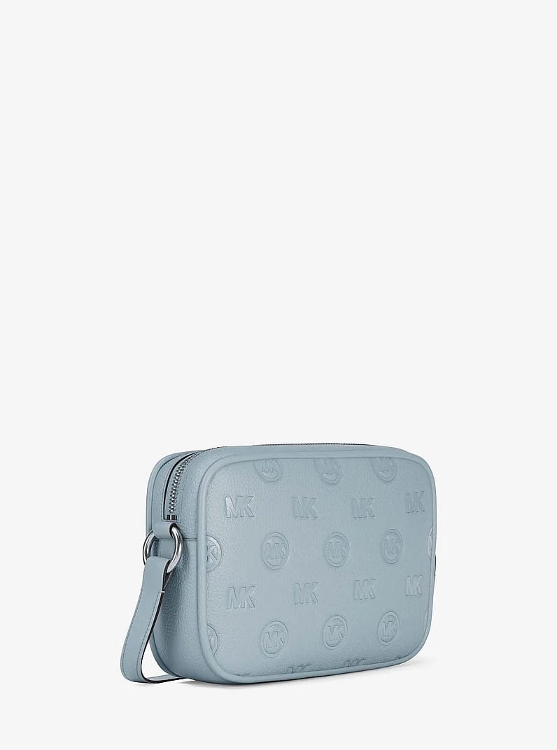 Jet Set Travel Large Logo Debossed Camera Crossbody Bag