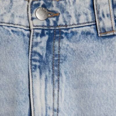 Blue Denim Casual Shorts