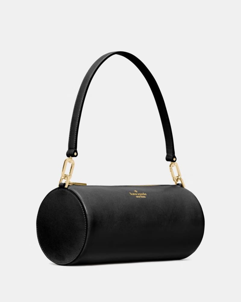 Roulette Glazed Leather Medium Shoulder Bag