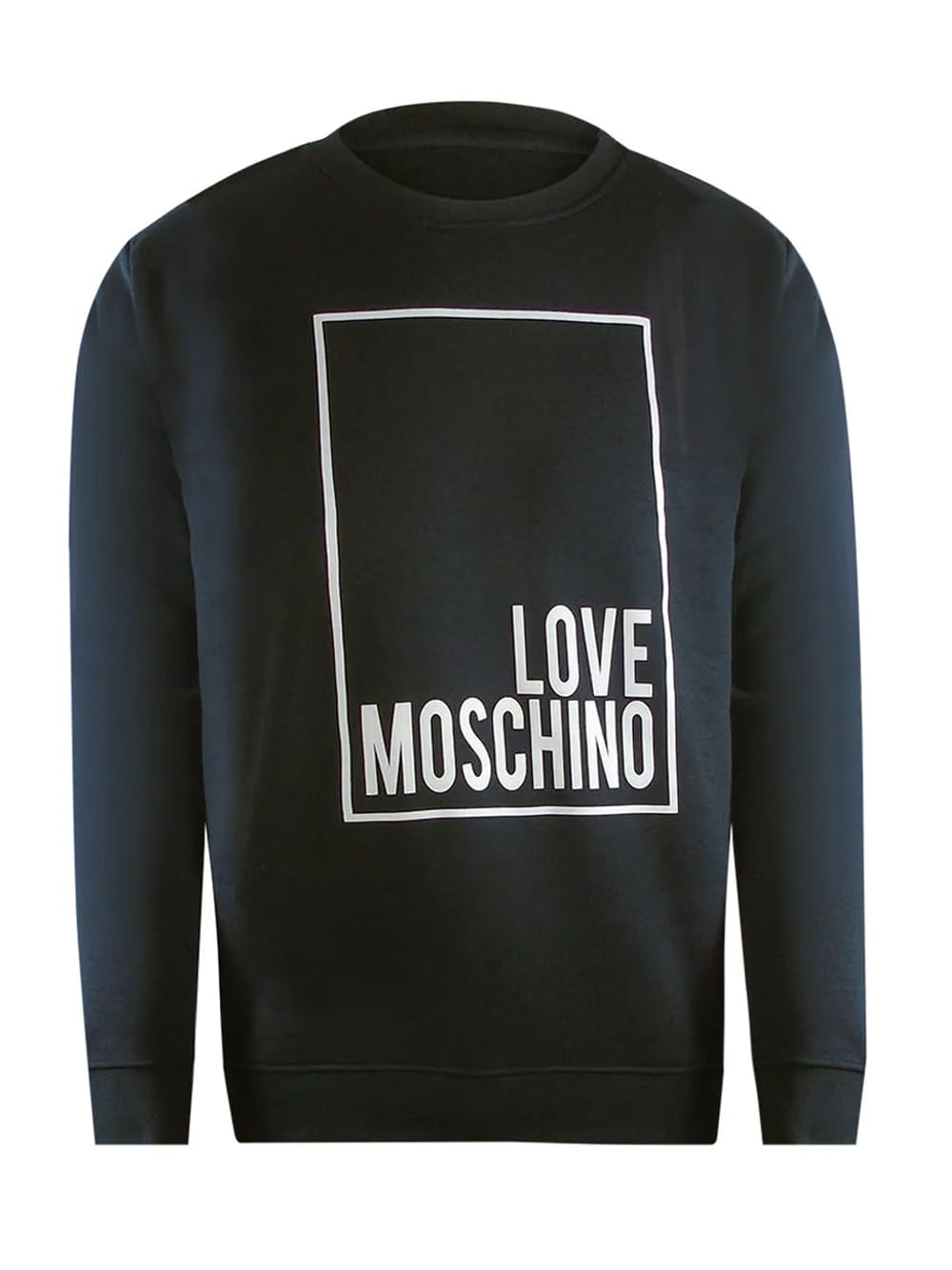 Love Moschino Box Logo Black Sweatshirt