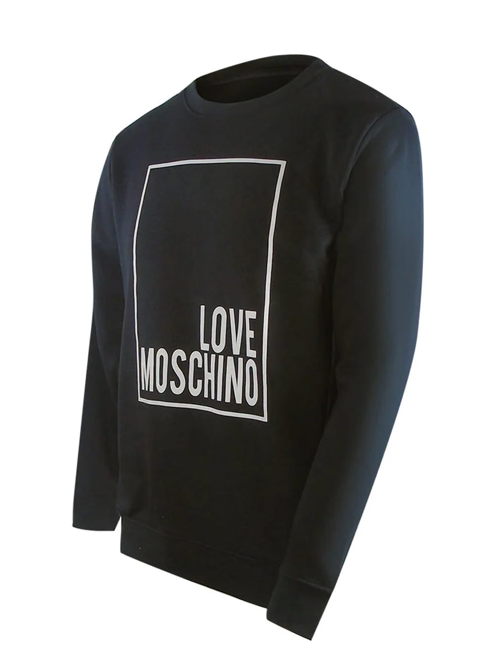 Love Moschino Box Logo Black Sweatshirt