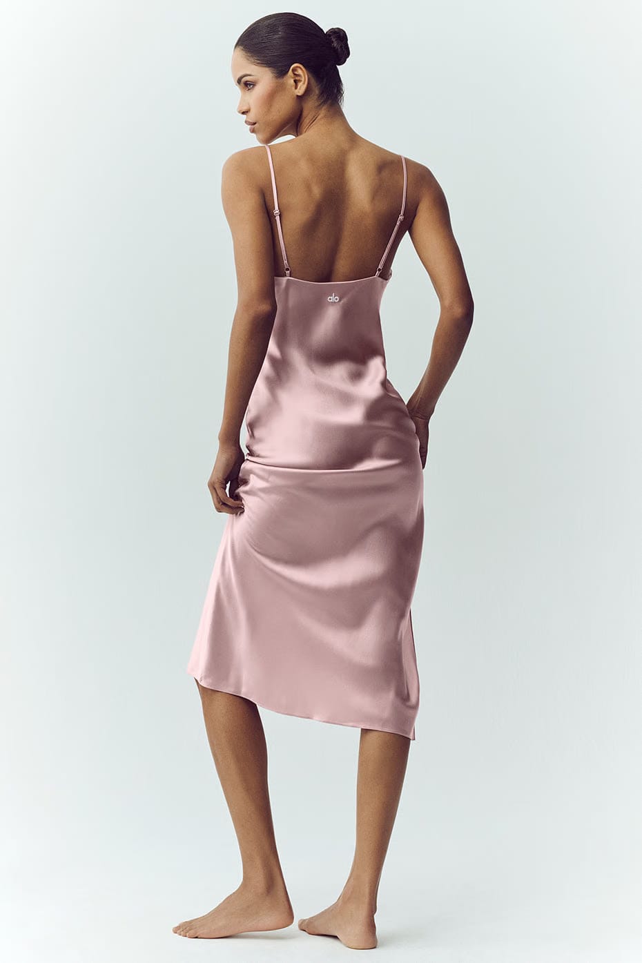 Silk Luminous Slip Dress