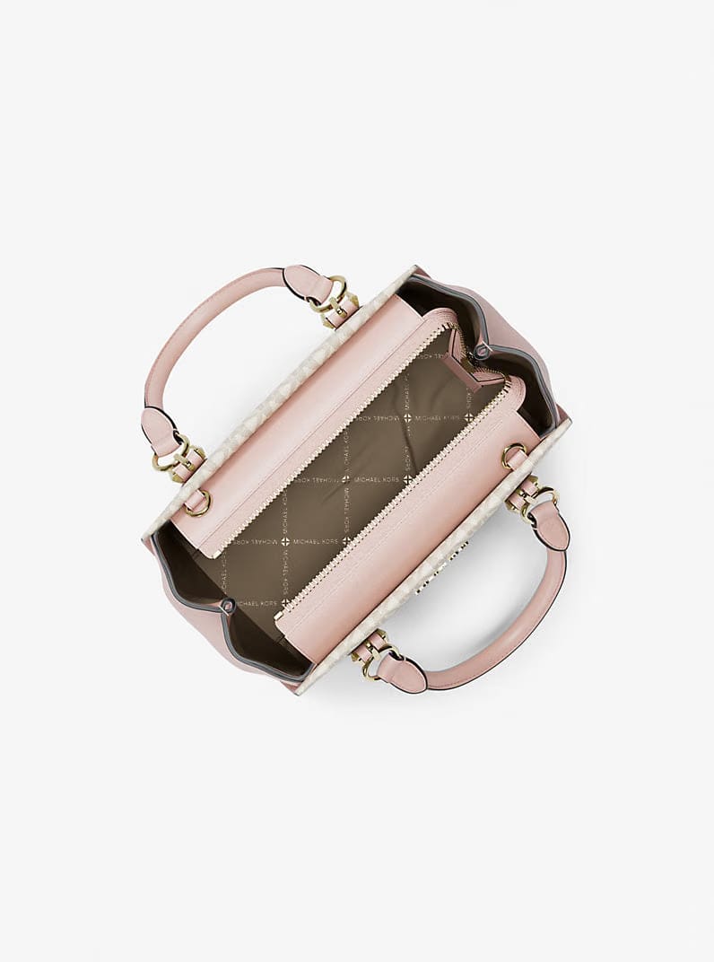 Marilyn Small Signature Logo Messenger Bag