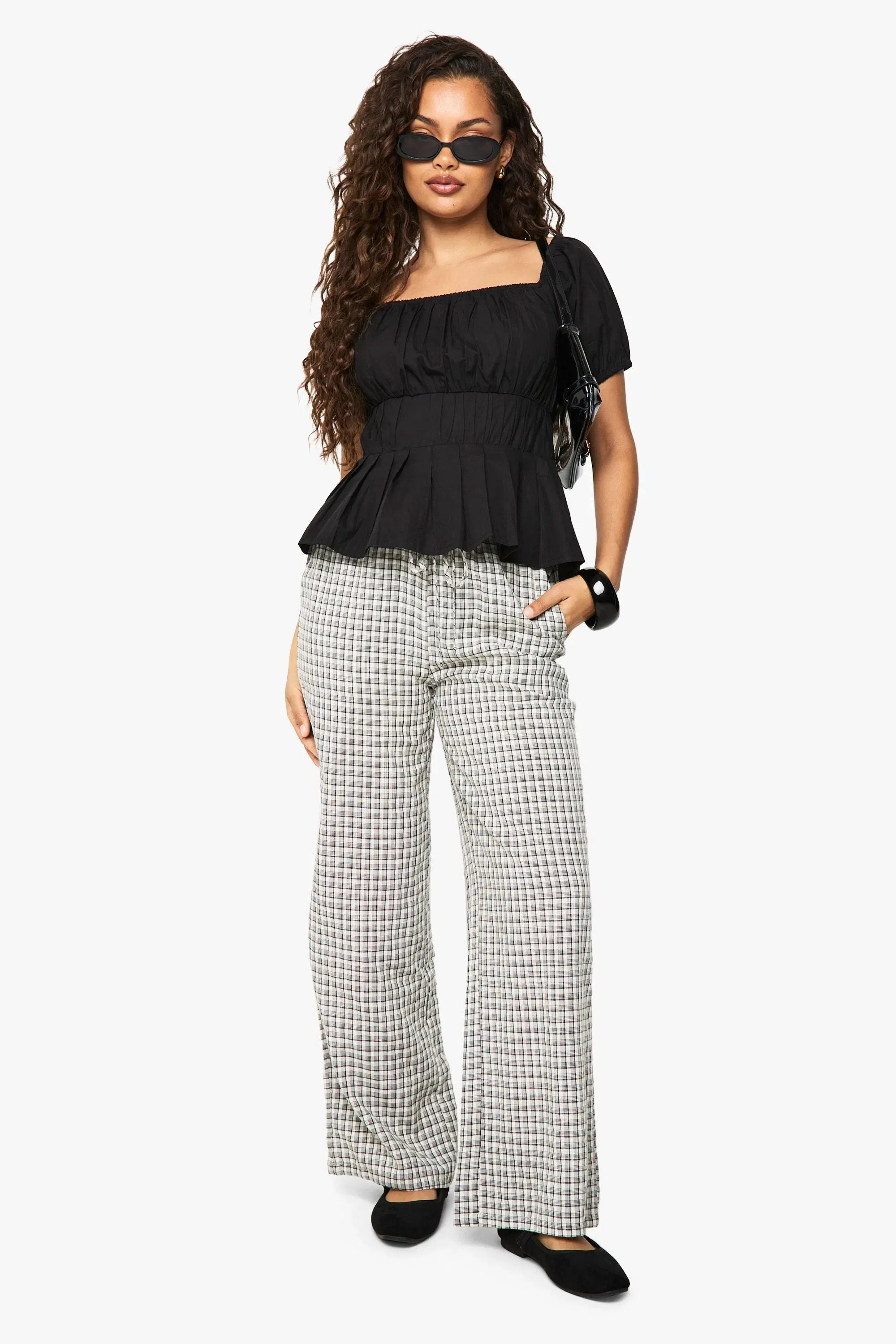 Poplin Bardot Top