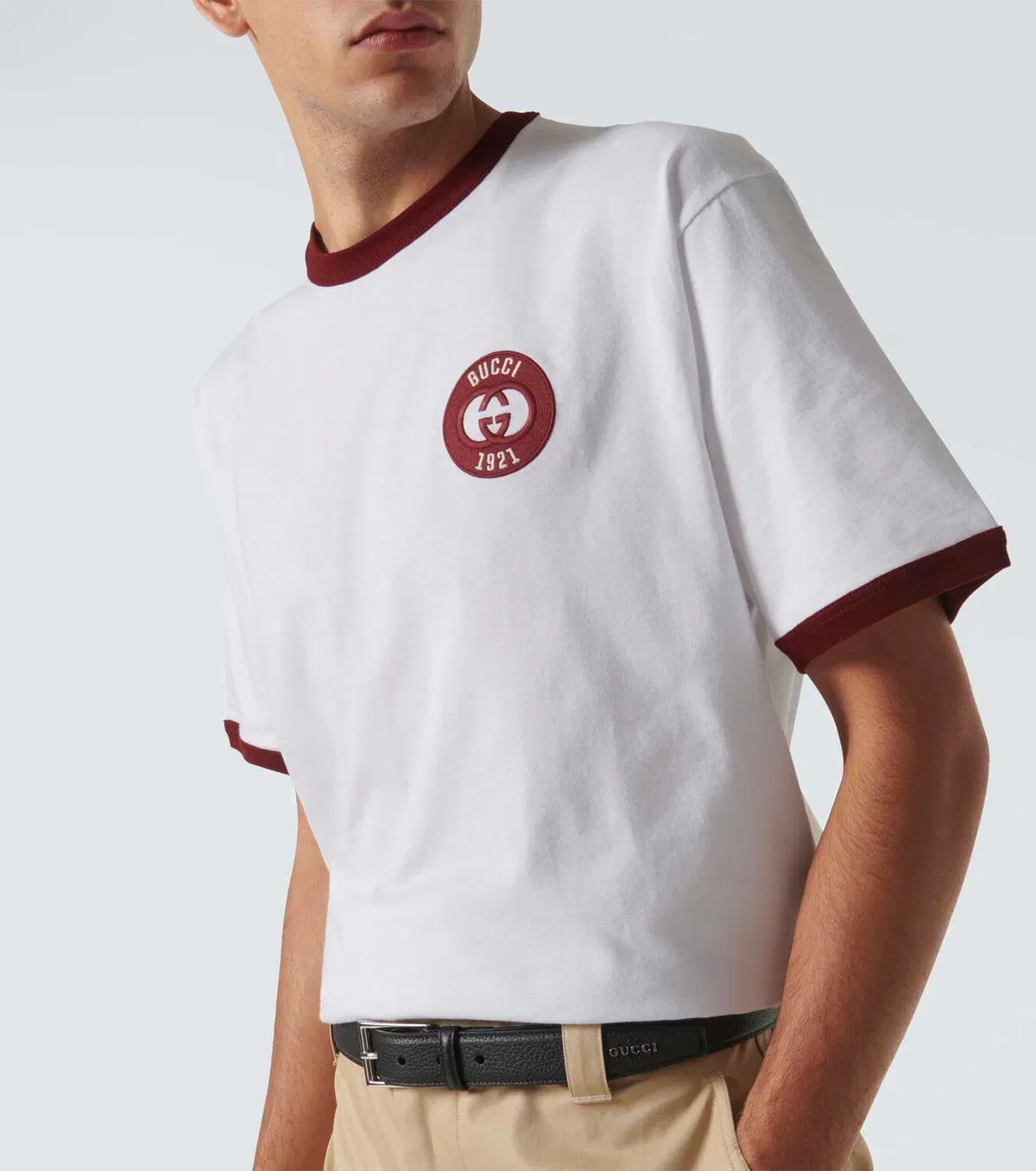 Gucci Printed cotton jersey T-shirt