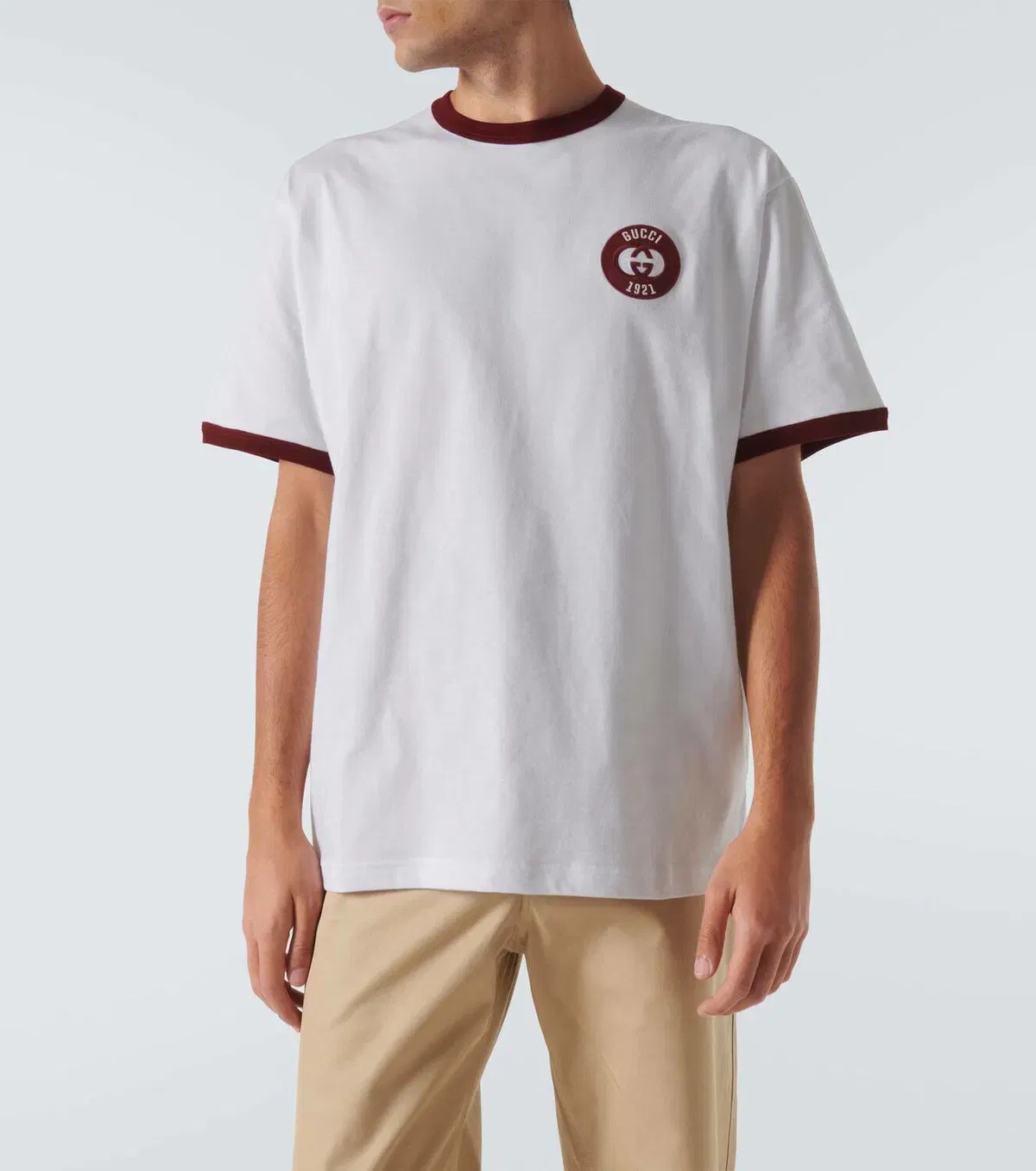 Gucci Printed cotton jersey T-shirt