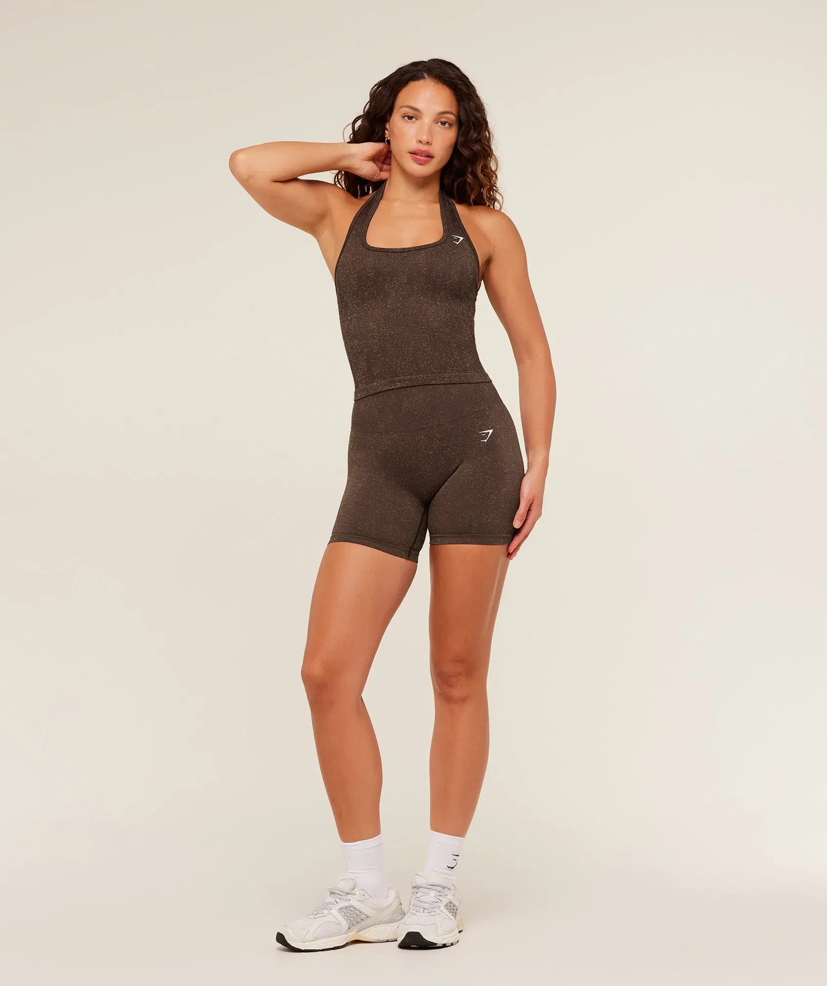 Gymshark Adapt Fleck Seamless Shorts - Archive Brown/Lifestyle Brown
