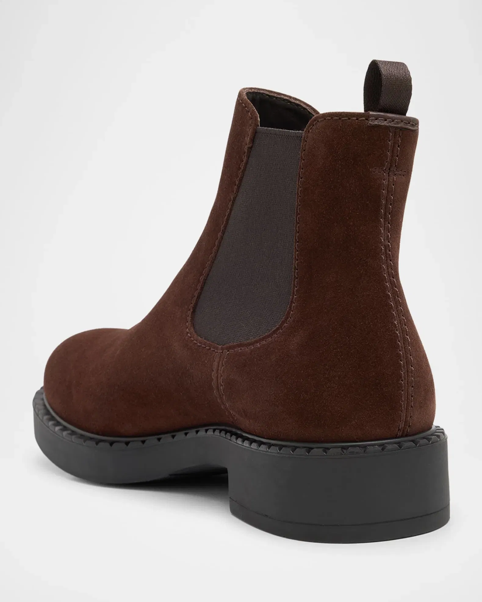 Men's Rubber-Sole Suede Chelsea Boots