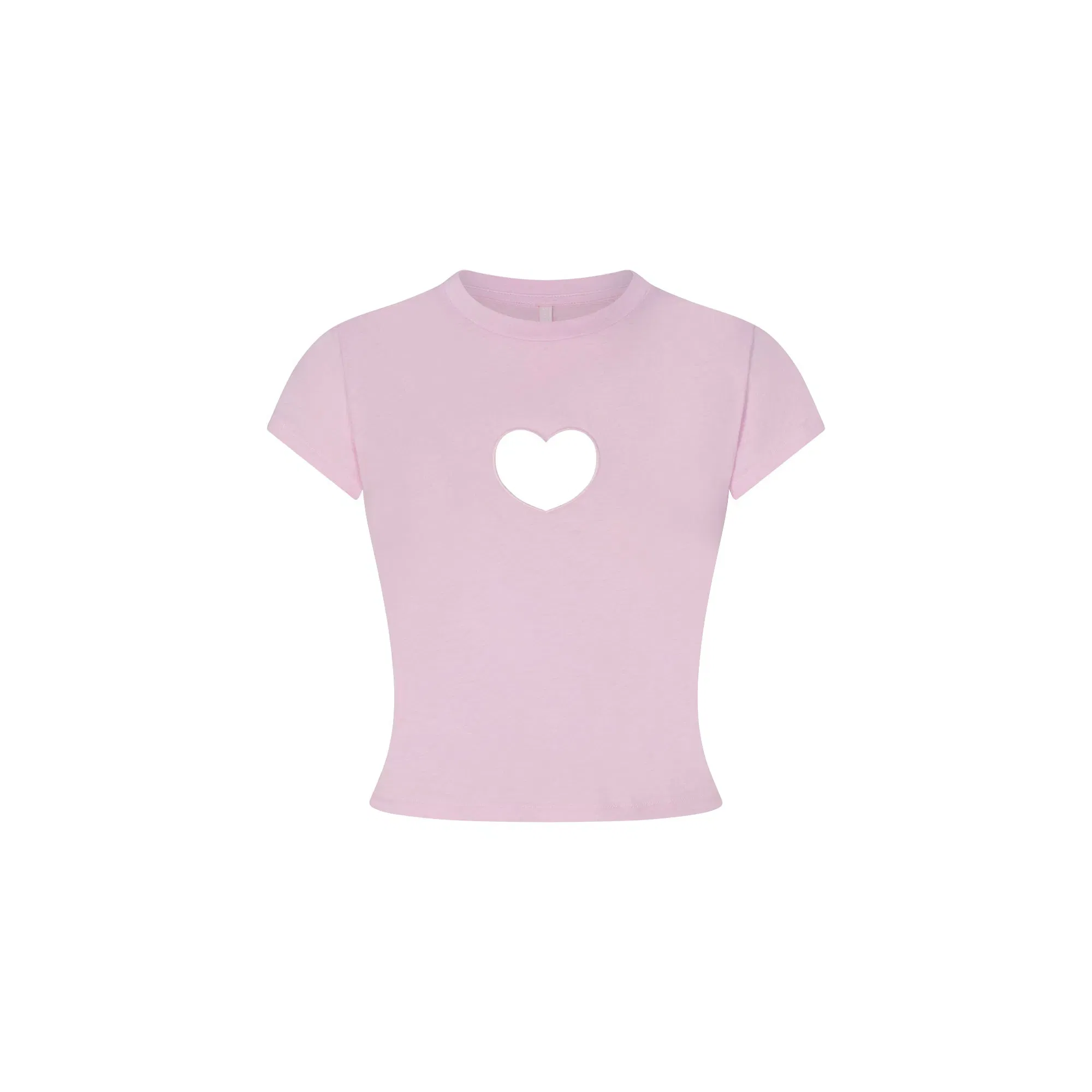 WORN IN JERSEY HEART BABY TEE | BABY PINK