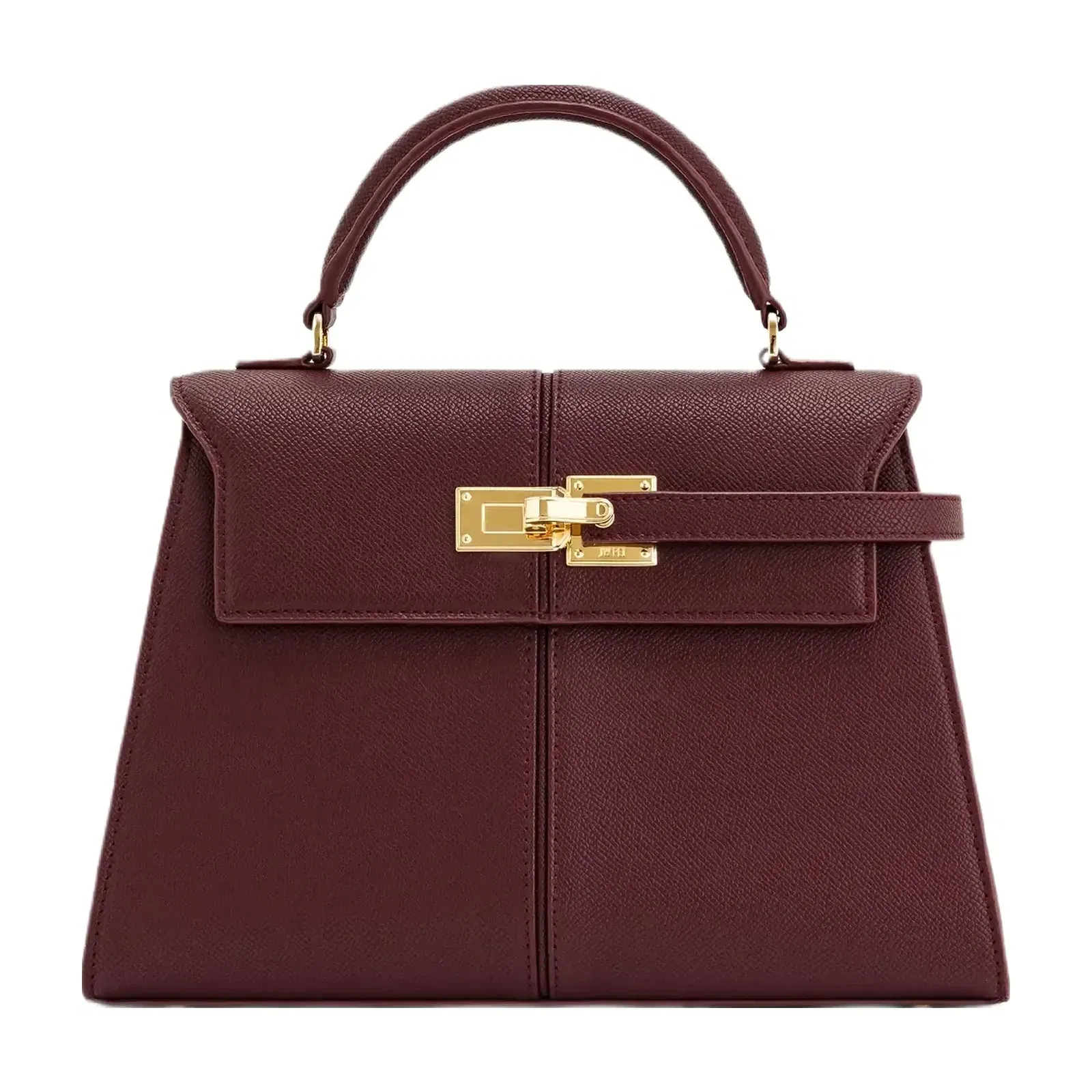 Elise Large Top Handle Bag - Claret