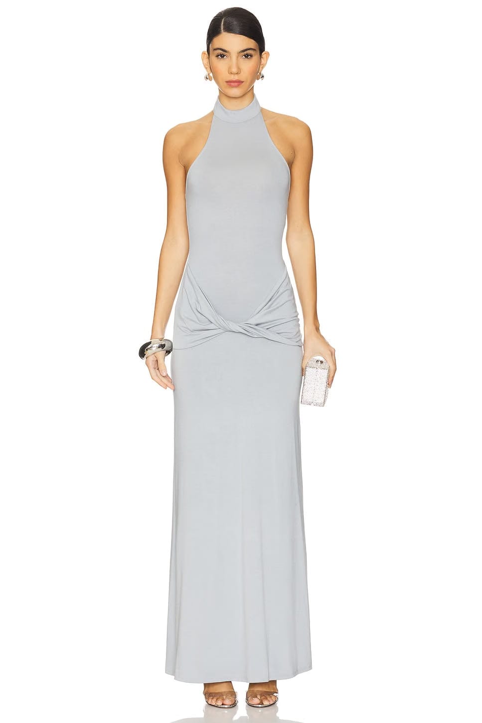 superdown Lilliana Maxi Dress in Grey