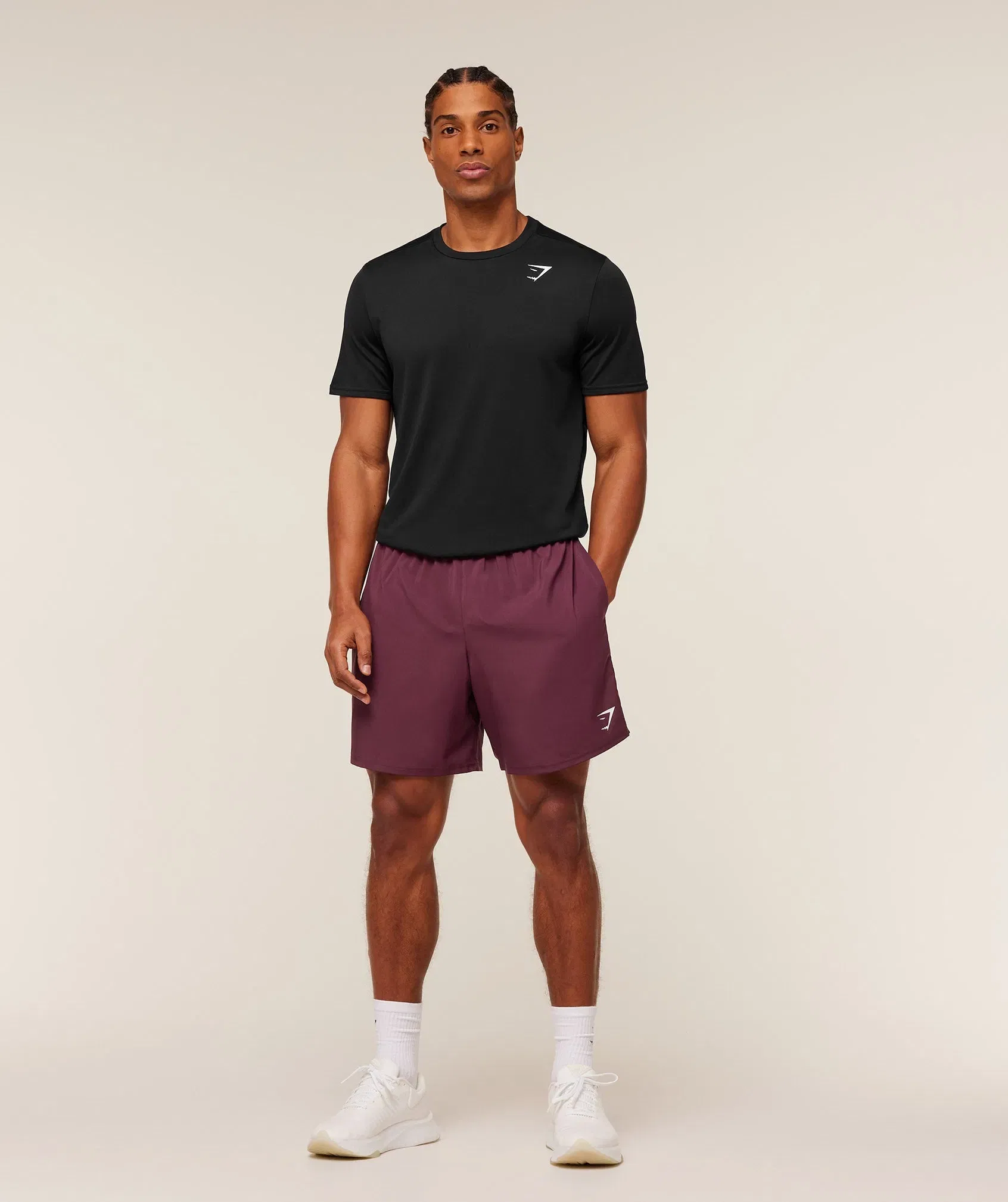 Gymshark Arrival 7" Shorts - GS Impact Burgundy