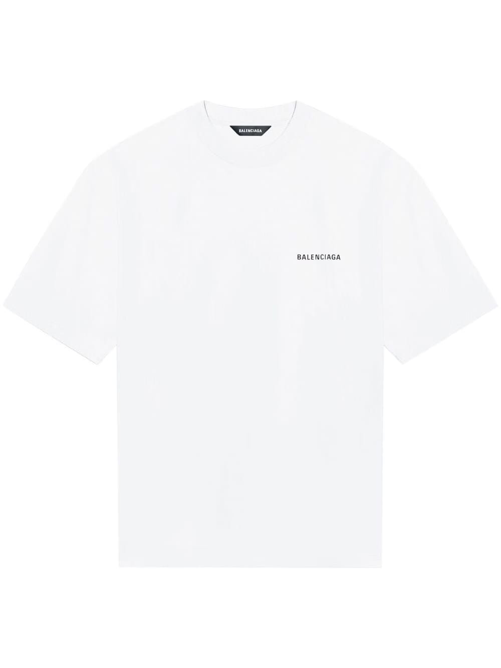 Balenciaga Logo Print Short-sleeve T-shirt White