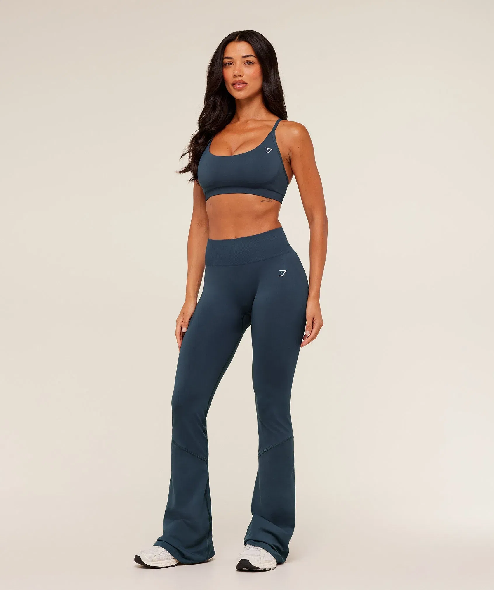 Gymshark Everyday Seamless Racerback Sports Bra - GS Stealth Blue