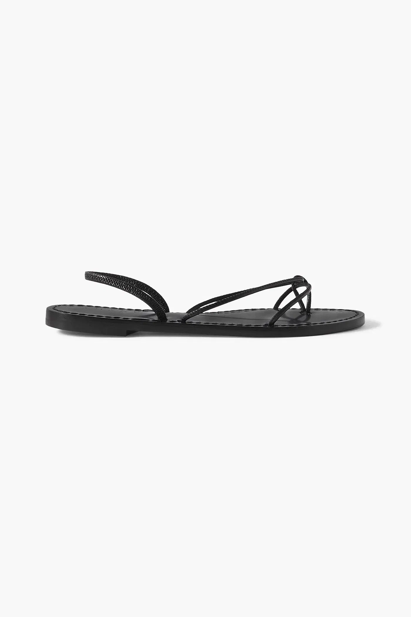 Amanu The Mombasa Leather Sandals Black Women's