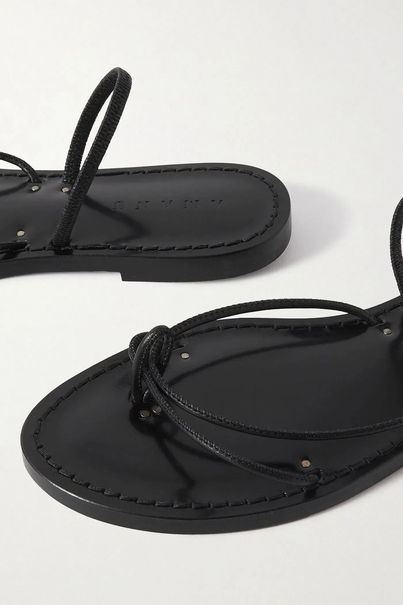 Amanu The Mombasa Leather Sandals Black Women's