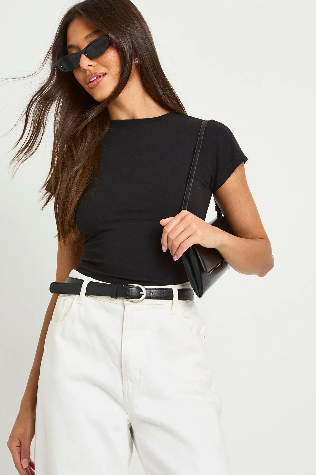 Basic Short Sleeve Fitted Top