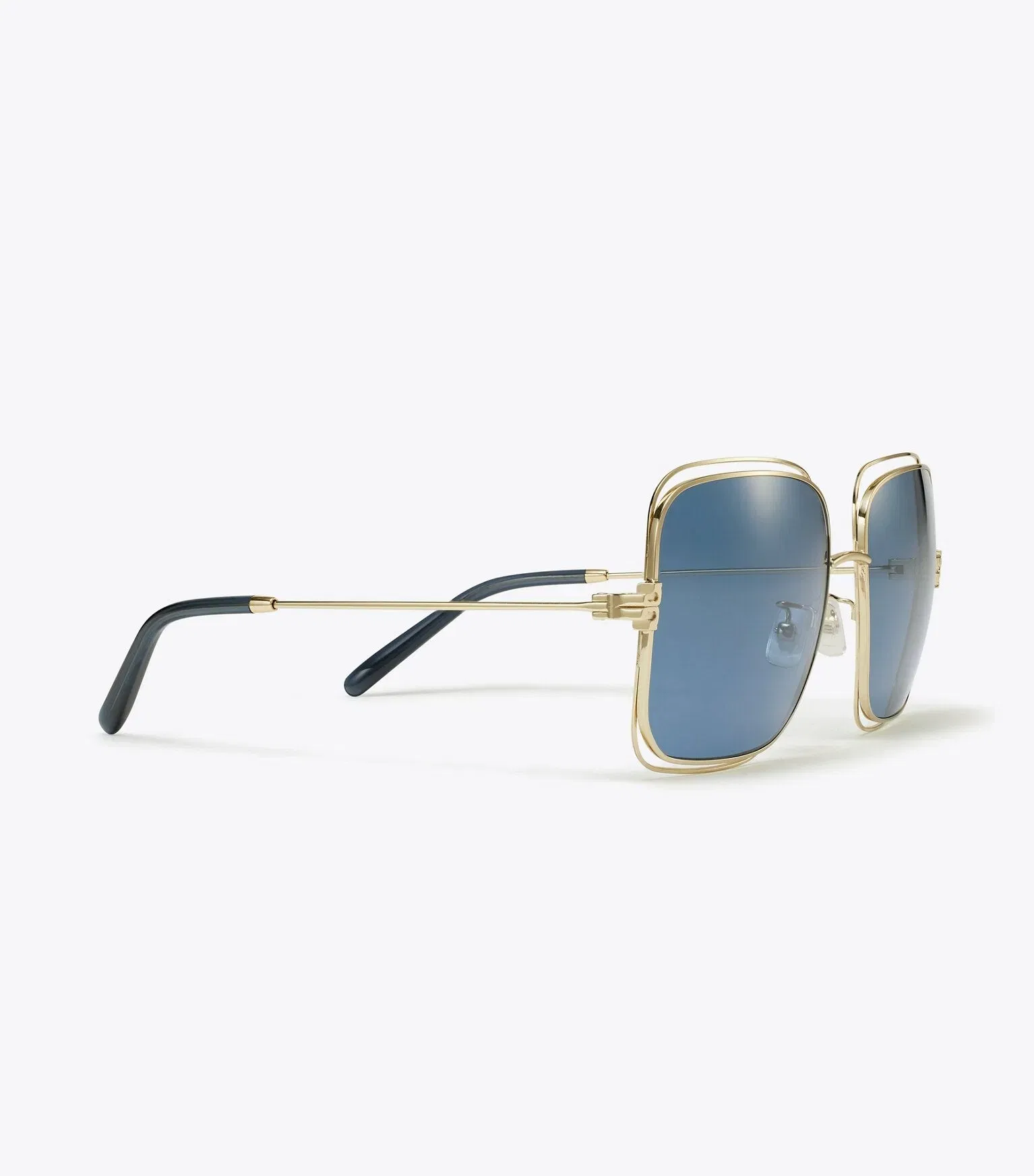 Eleanor Oversized Metal Square Sunglasses