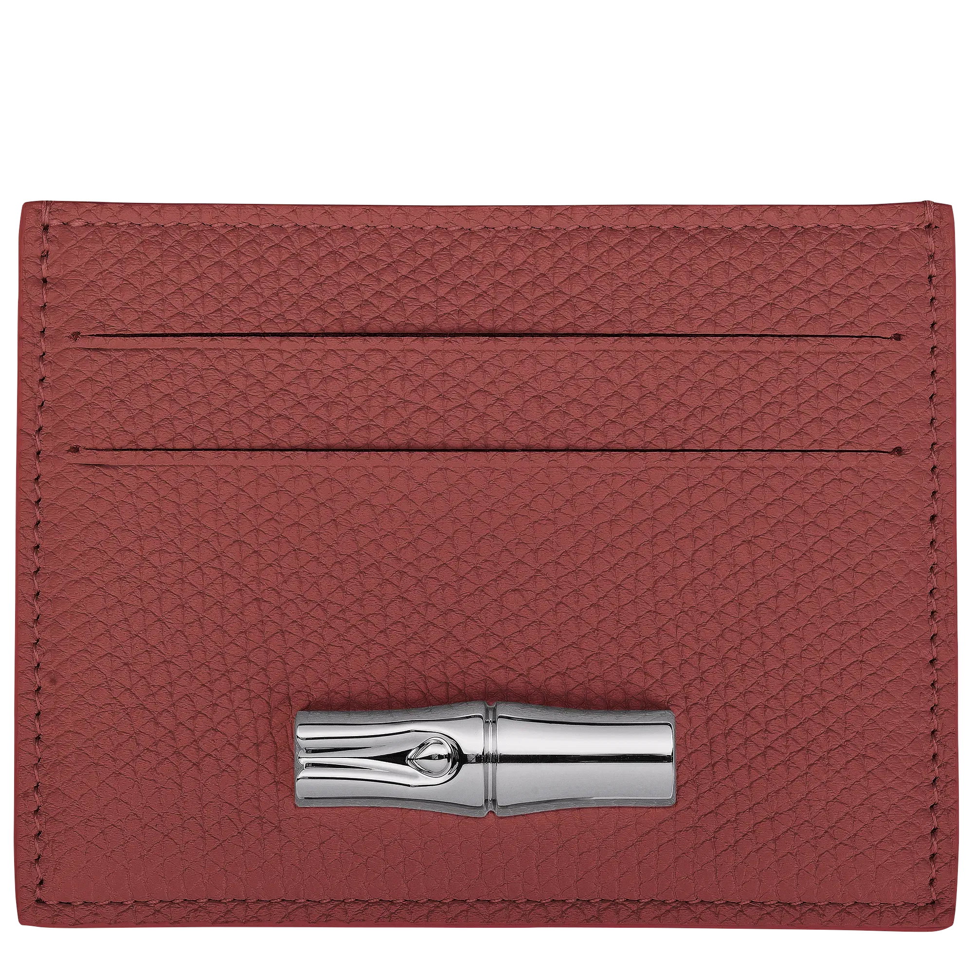 Longchamp Le Roseau Card holder Chestnut