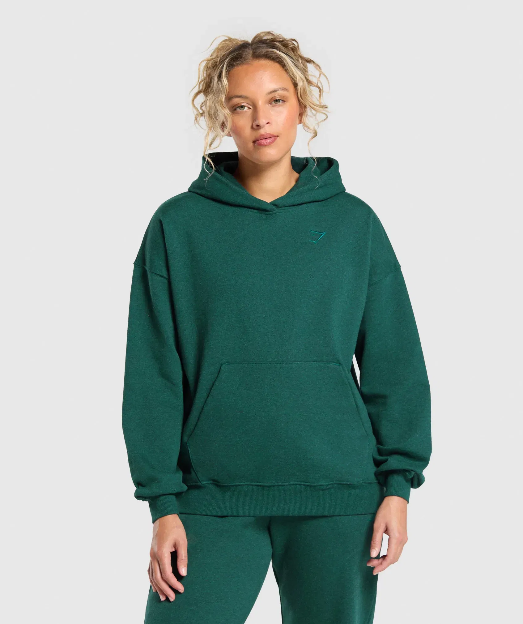 Gymshark Rest Day Sweats Hoodie - Bros Bold Teal Marl
