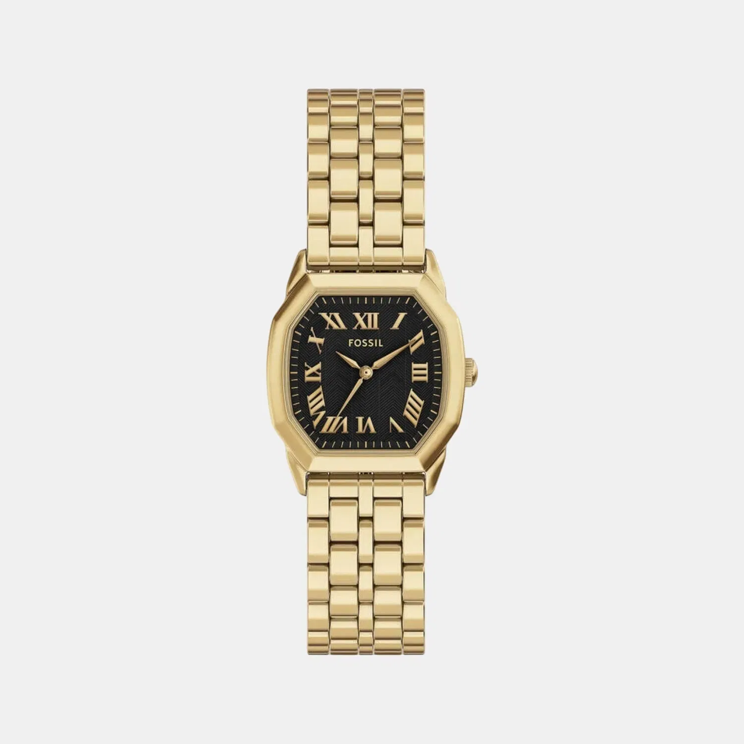 Fossil Harlow Women Quartz Black Dial Analog Stainless Steel Watch Es5433