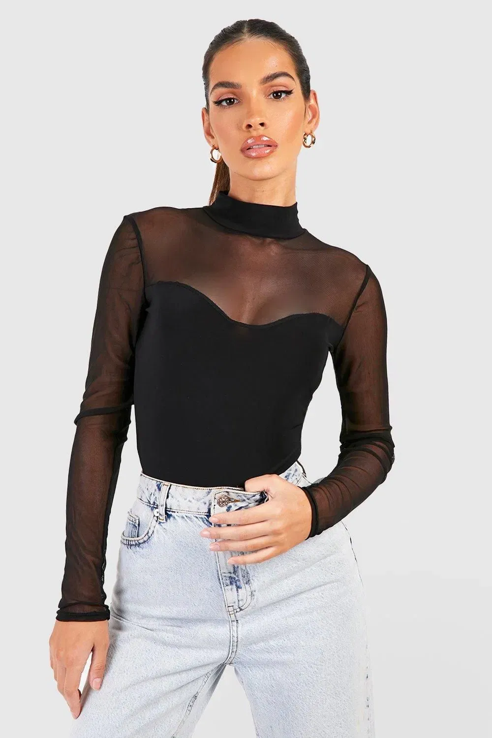 Mesh Bralet Bodysuit