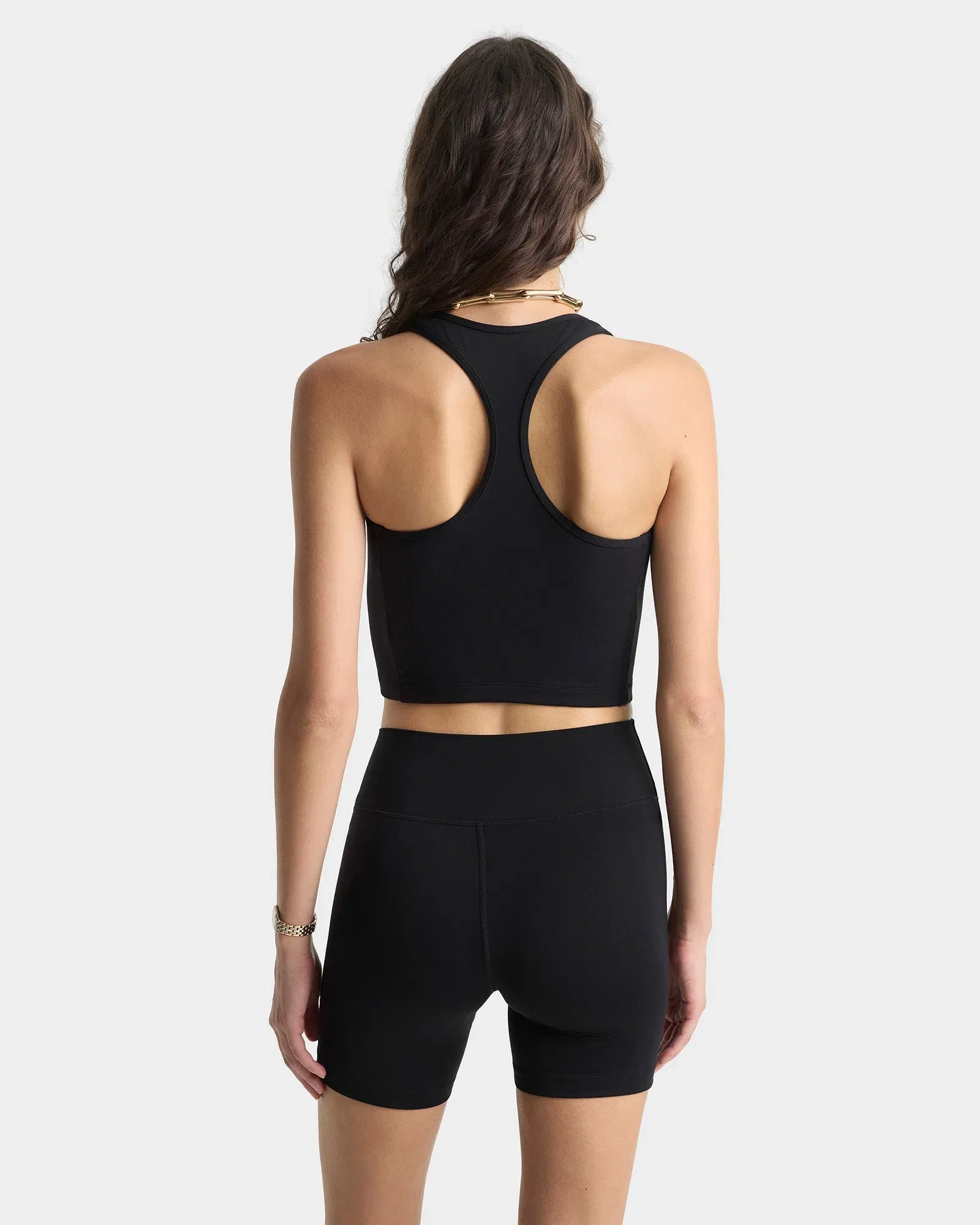 Signature Logo Sports Tank - Black/White