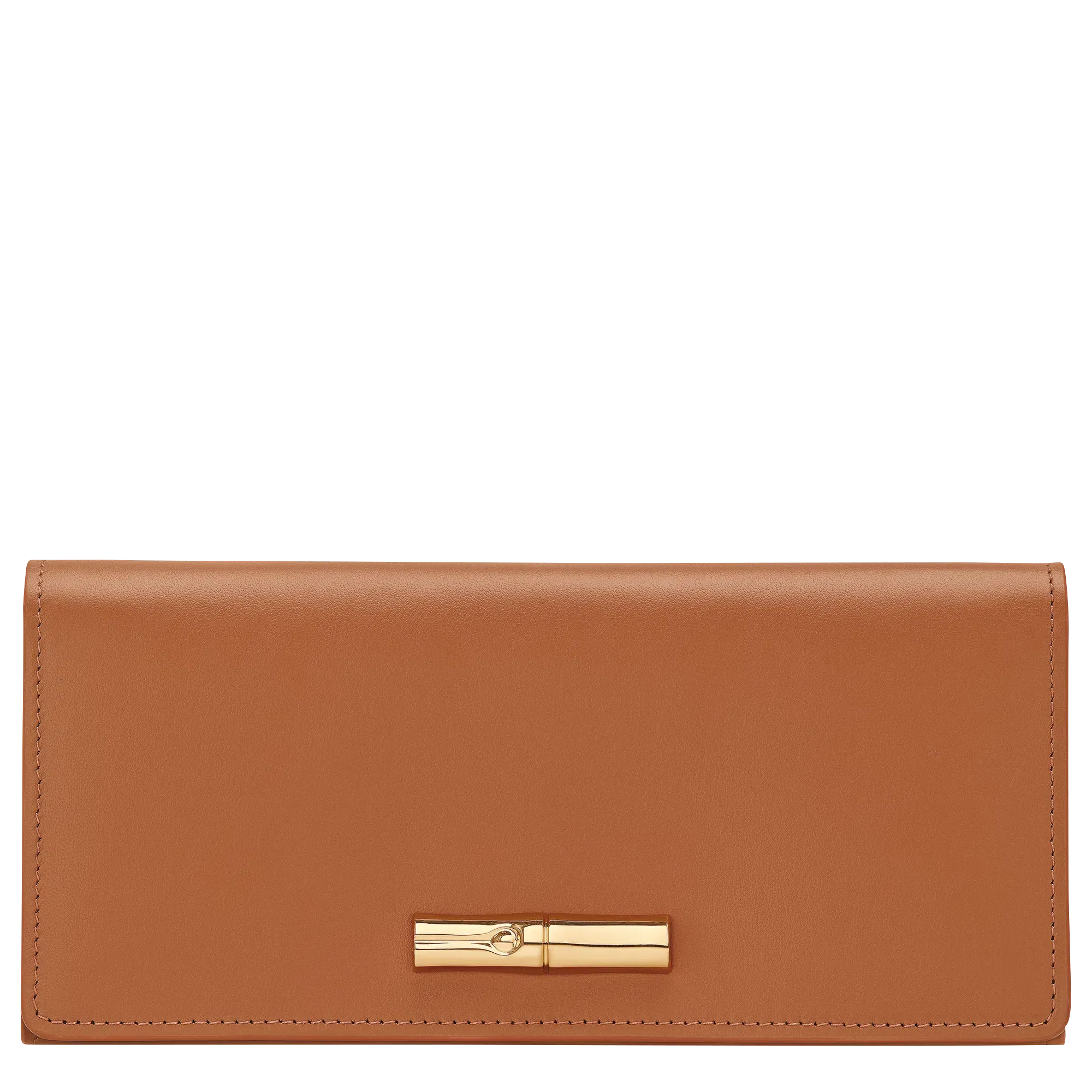Longchamp Le Roseau Long continental wallet Cashew