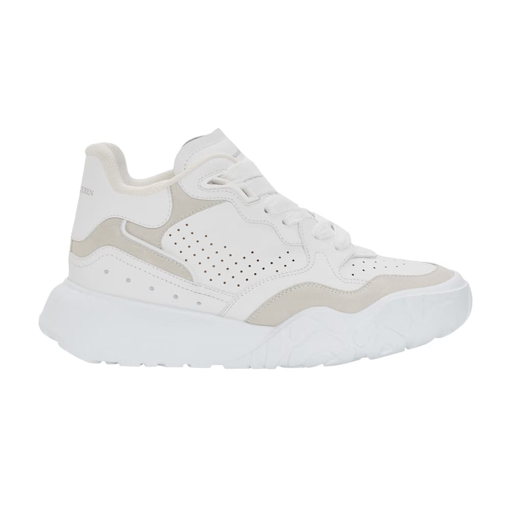Alexander McQueen Wmns Court Trainer 'White Silver'