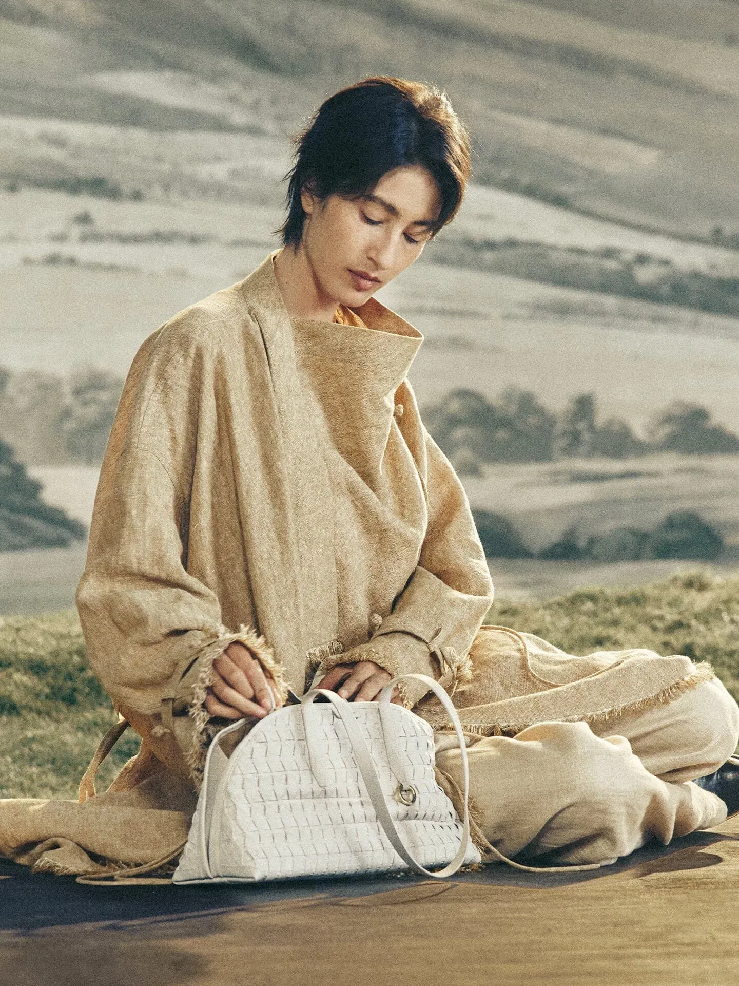 Songmont Lattice Shellseeker Bag Cloud