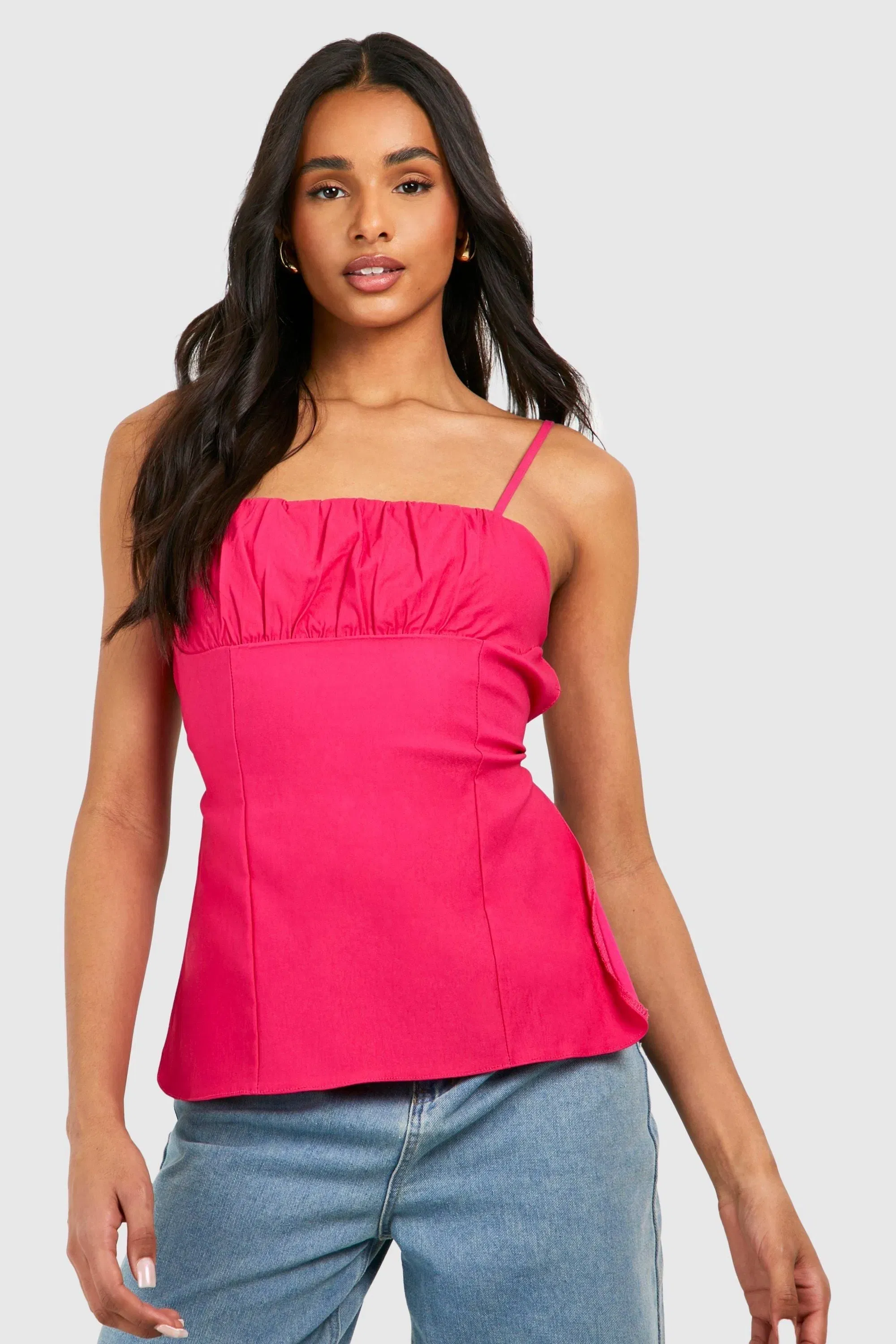 Tall Bengaline Strappy Open Back Cami