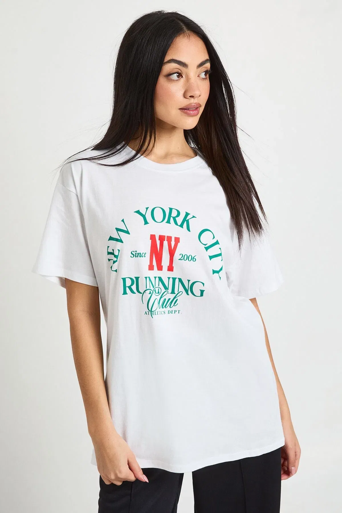 NYC Front Graphic Oversized T-Shirt