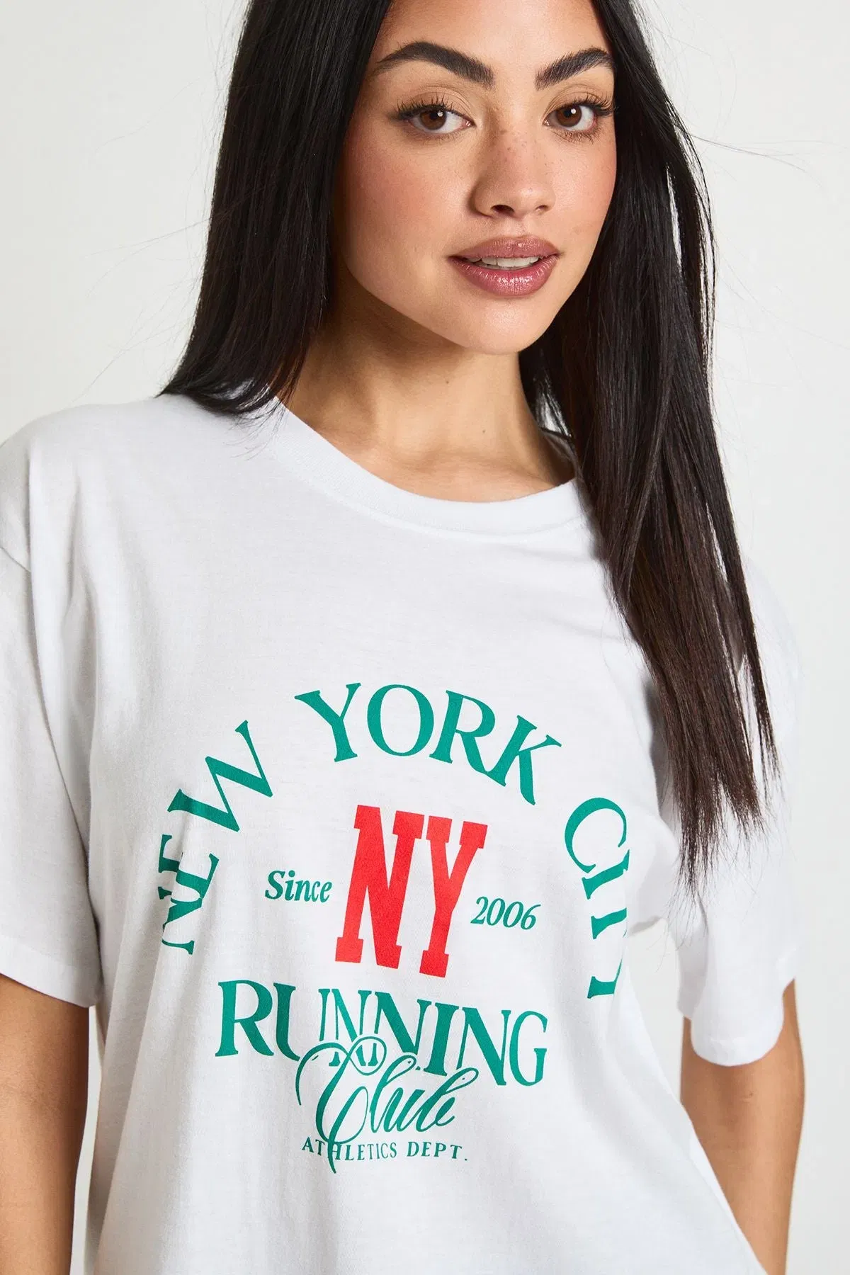 NYC Front Graphic Oversized T-Shirt