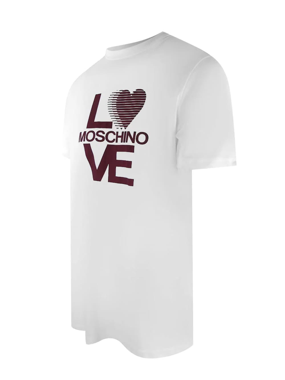 Love Moschino Distinctive Love Moschino Logo White T-Shirt