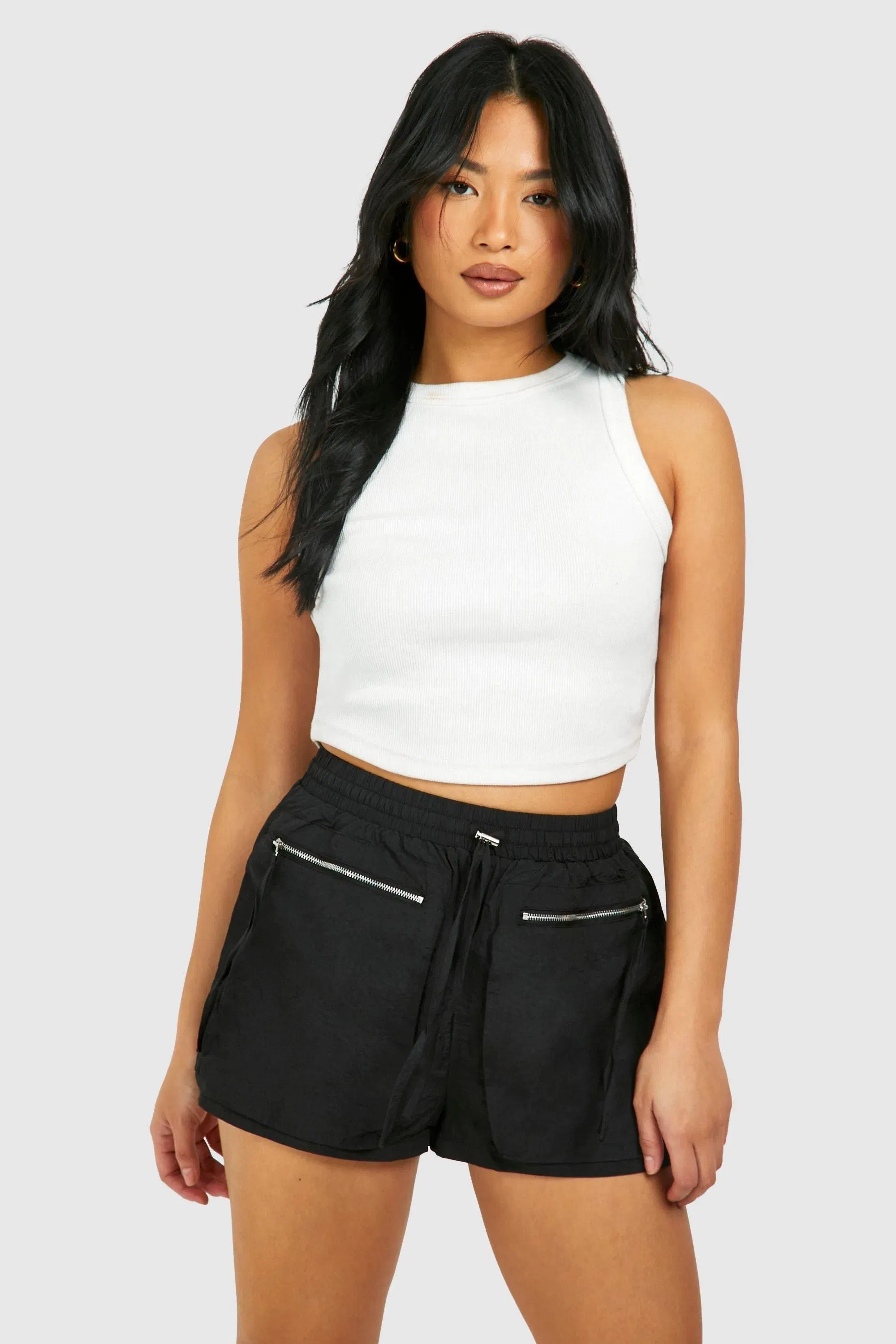 Petite Cargo Pocket Shell Short
