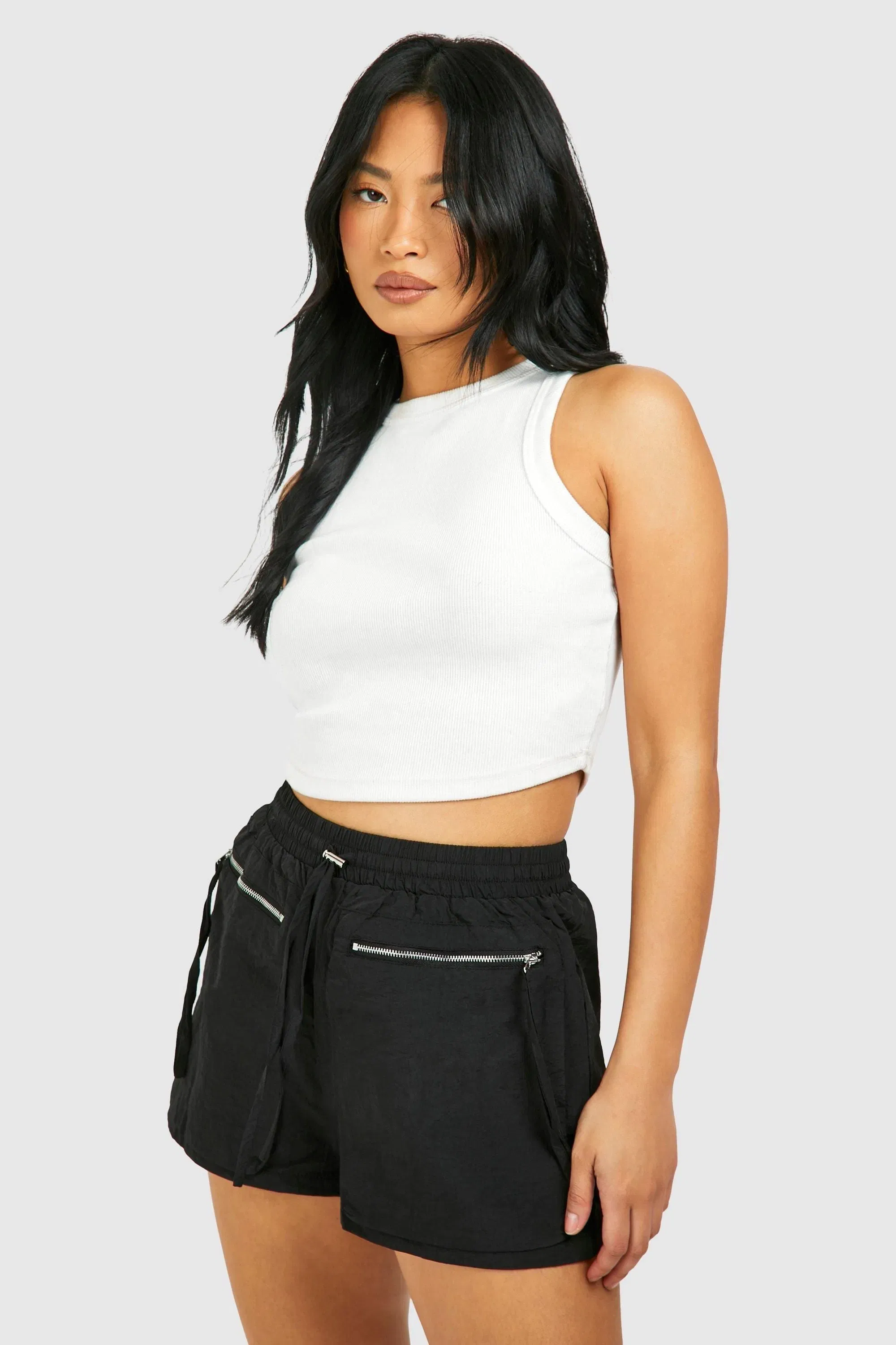 Petite Cargo Pocket Shell Short