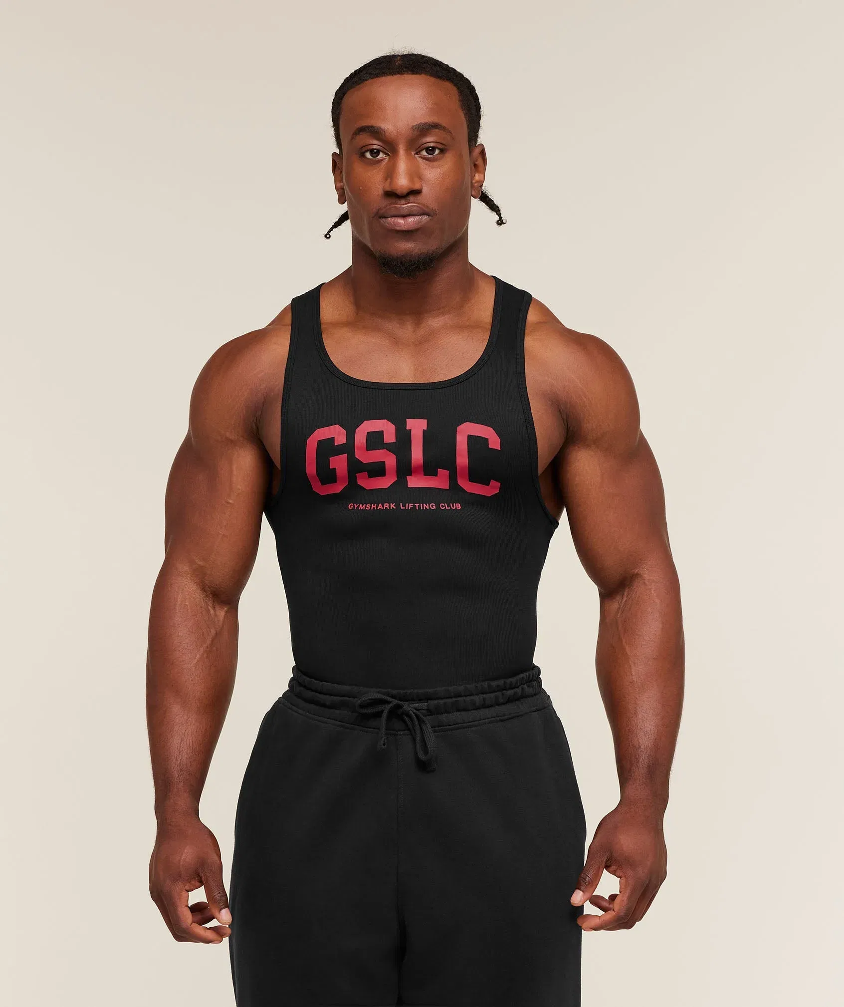 Gymshark GSLC Ribbed Tank - Black