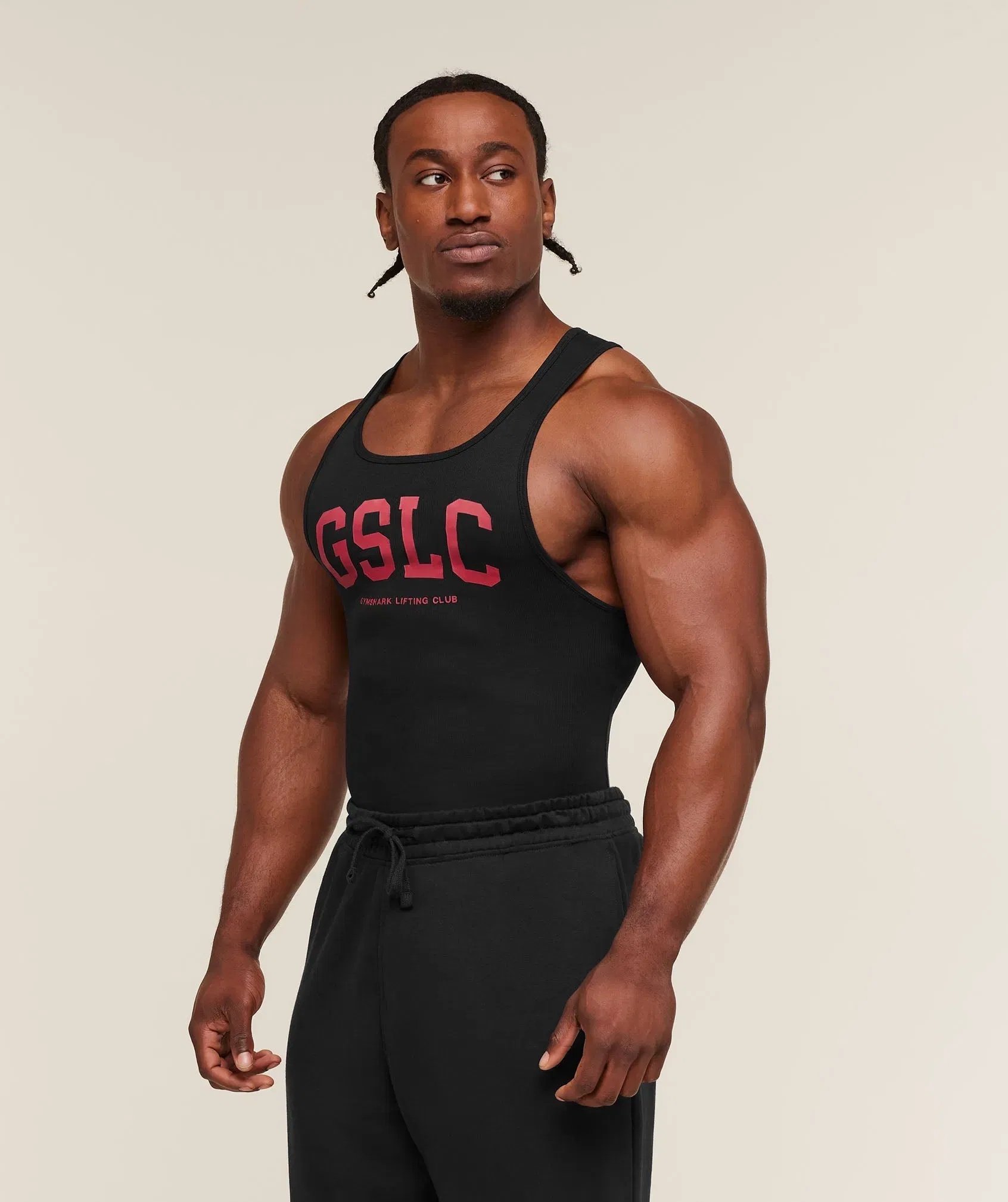 Gymshark GSLC Ribbed Tank - Black