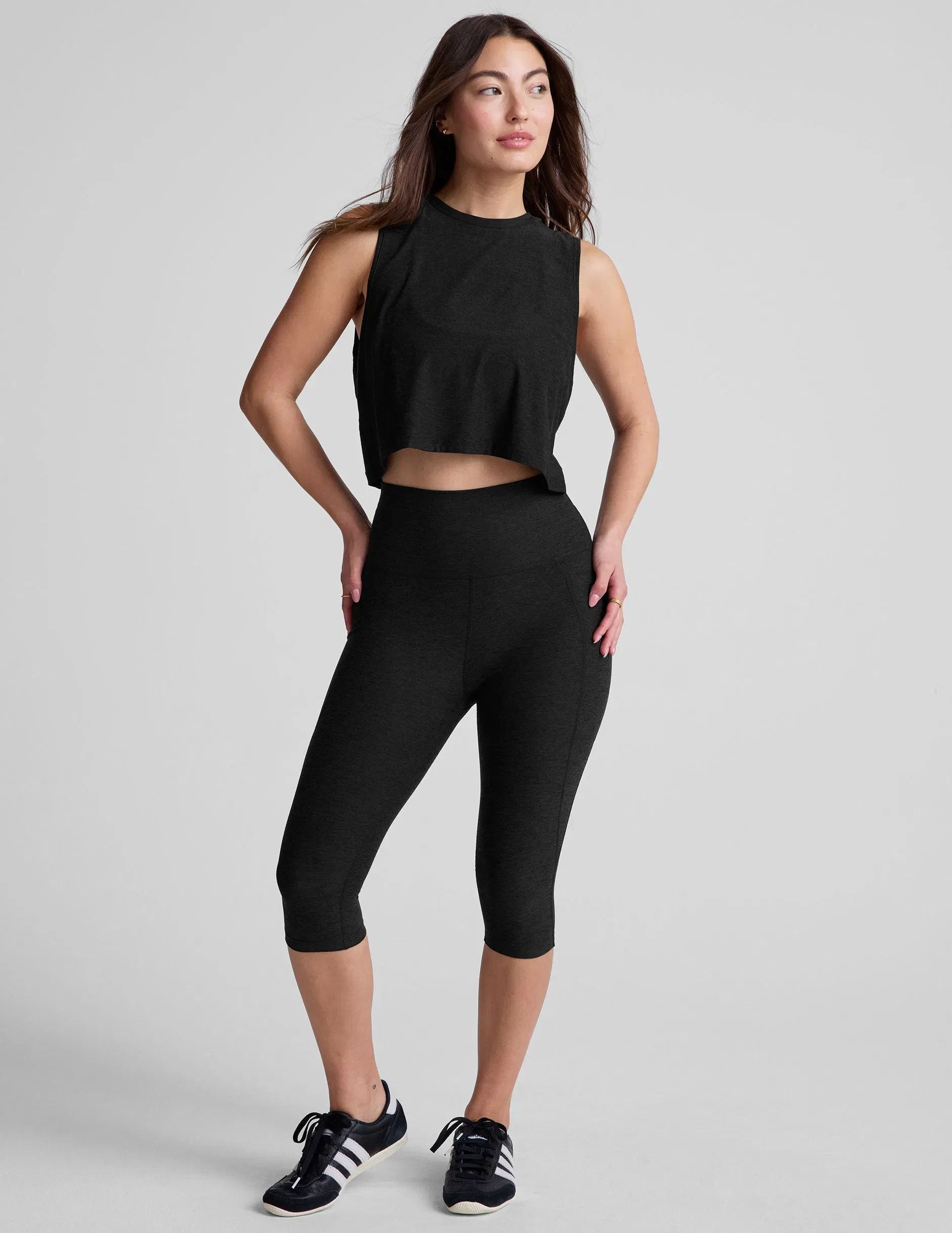 Beyond Yoga Spacedye High Waisted Pocket Pedal Pusher Legging Women's